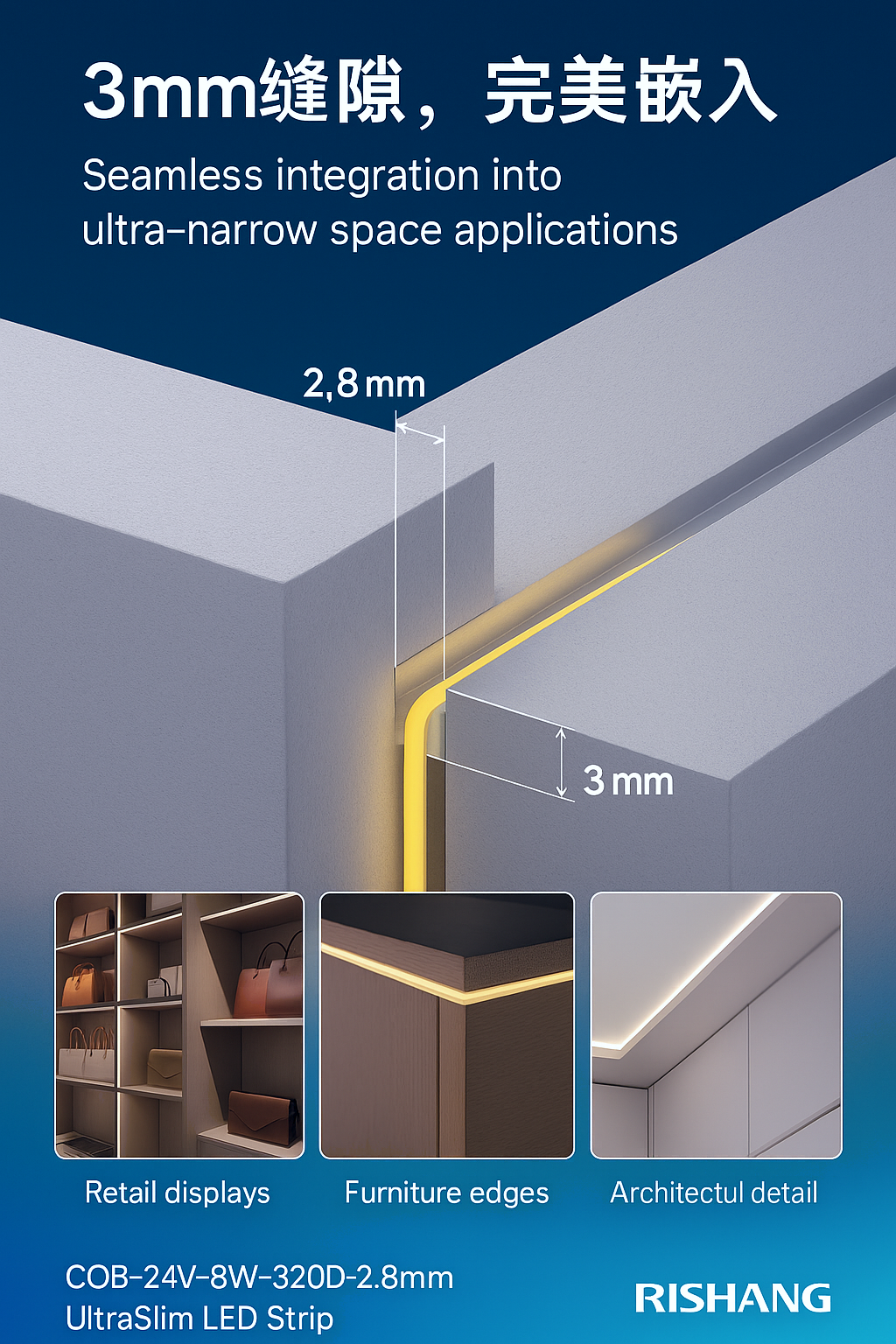 Application in Retail Displays, Furniture, Architectural Detail